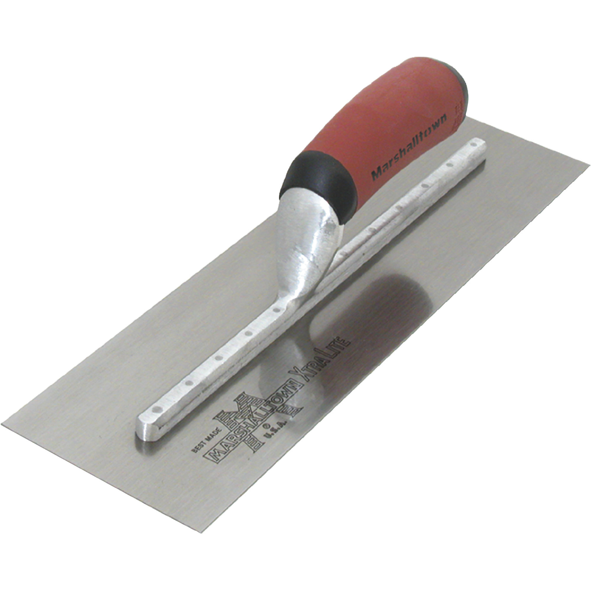 Marshalltown Finishing Trowel - 16in. x 4in., Spring Steel Blade, DuraSoft Handle, Model# MXS66D